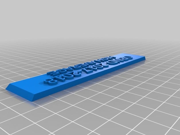 my customized pelican nameplate customizer electronics 3D print model - Mito3D