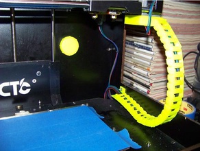 x-Achse Kabel-Kette-Replikator 1 ctc bizer, ohne die Stecker zu demontieren 3d Drucker Zubehör Kabel-Kette Kabelführung Kabel-Halter Kabel-management 3d print model - Mito3D