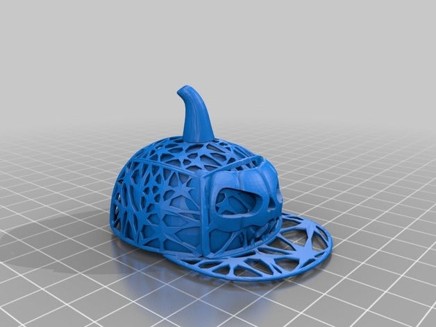 snapback pumkin de la mode 3D print model - Mito3D