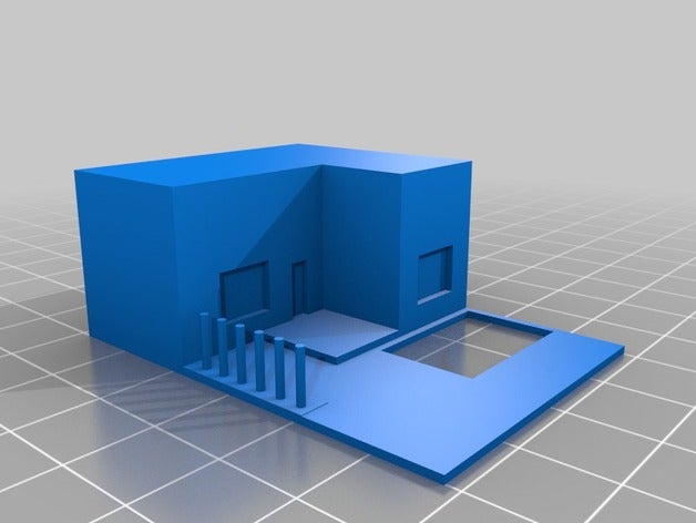 modern house 3D print model - Mito3D