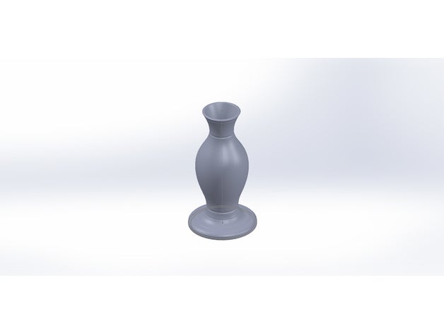 minyatur vazo sanat 3D print model - Mito3D