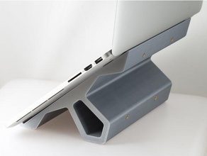 laptop table vesa stand computer macbook pro 100 mount 3d print model - Mito3D