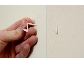 la vitamina imagen libre de percha decoración bloquea el gancho las uñas pin empuje pasador chincheta pared 3d print model - Mito3D