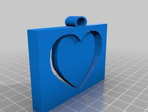 hart hängen stl3dmodelscom Mode liefde 3d print model - Mito3D