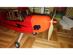 j-3 piper dummy engine r c vehicles rcairplane 3d print model - Mito3D