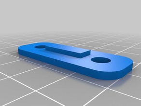 mproject door hinge supporter 3d printer parts 3d print model - Mito3D