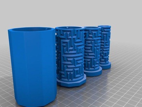 matrioska labirinto puzzle box i personalizzabile giftbox openscad di scad 3d print model - Mito3D