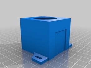 tronxy x3 x3s extruder case - source solidworks file 3d printer extruders 3d print model - Mito3D