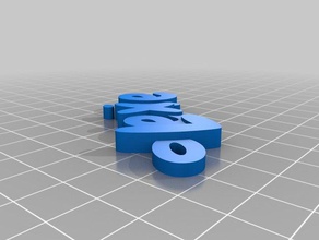 lexie keychains customized 3d print model - Mito3D