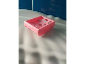 porte-savon la salle de bains plat le savon 3d print model - Mito3D