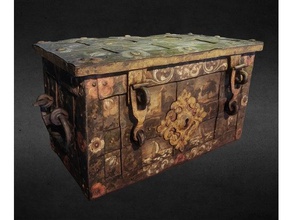 armada chest scans & replicas 3d print printing scan scanning box cultural heritage europe furniture german lock metal photogrammetry polychrome safety wood 3d print model - Mito3D