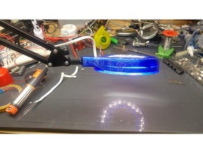 lente con morsetto lampada di aggiornamento office la d'ingrandimento 3d print model - Mito3D