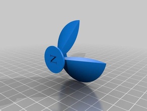 calculus volumes demo y x 2 rotated around axis math 3d print model - Mito3D