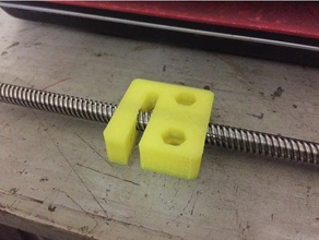 anti backlash nut 8mm acme lead screw 3d printer parts anti-backlash leadscrew openbuilds tr8x8 3d print model - Mito3D
