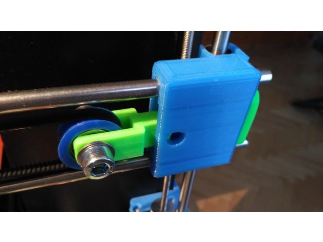 x belt tensioner 608zz 3d printer parts 608zz tensioner x-axis x belt tensioner 3D print model - Mito3D