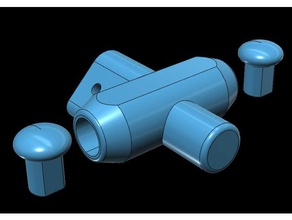 ninebot minipro street handlebar mount sport & outdoors mini pro 3d print model - Mito3D