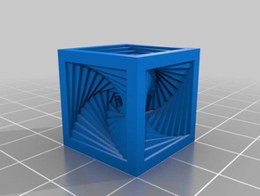 demo del cubo matemáticas art personalizado 3d print model - Mito3D