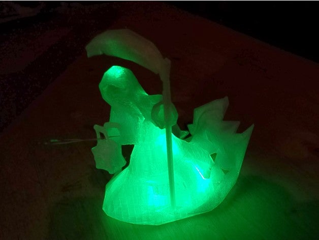 düşük poli reaper yaratıklar ölüm grim helloween poly 3D print model - Mito3D