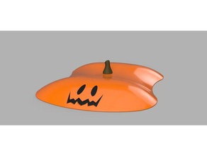happy tealoween r c vehicles challenge drone halloween pumpkin teal tealdronechallenge 3d print model - Mito3D
