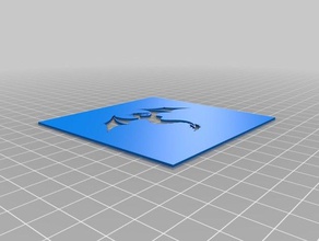 dragón de la plantilla herramientas del arte personalizado 3d print model - Mito3D