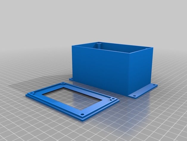 boîte de pzem-51 0-100a compteur courant charge l'électronique personnalisé 3D print model - Mito3D