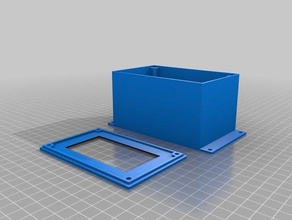 boîte de pzem-51 0-100a compteur courant charge l'électronique personnalisé 3d print model - Mito3D