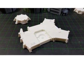 el espacio de la guardia cuartel general marca las estructuras edificios 3d print model - Mito3D