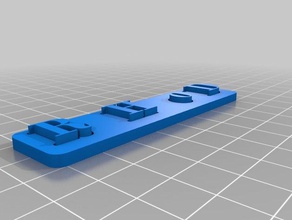 rhod Schlüsselanhänger kundengebundene 3d print model - Mito3D
