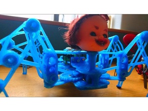 mechanical spider 3d printing 606zz 608zz android animatronic bearing dc motor design drive gear kinematics motion rotation 3d print model - Mito3D