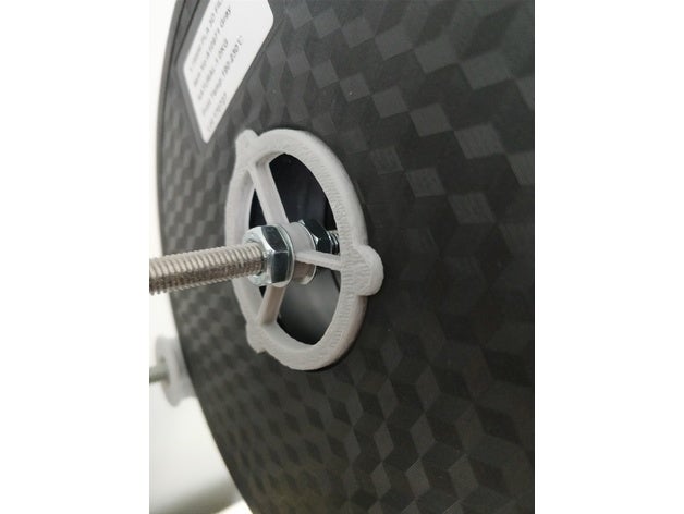 personnalisable support de bobine le bricolage personnalisables customizer filament titulaire la 3D print model - Mito3D
