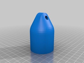 my customized capsule 175 inch diam keychains 3d print model - Mito3D