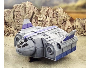 ta12 troop transport - intact wrecked toy & game accessories 40k crash scifi shipwreck space spaceship starship starwars star wars troop-transport wargaming warhammer40k warhammer wreck 3d print model - Mito3D