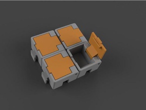 smd smt collegabili contenitore l'elettronica box i componenti recinzione elettronica parti di puzzle 3d print model - Mito3D