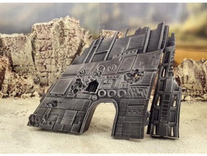 shipwreck terrain toy & game accessories 40k spaceship star wars warhammer 40k wreck