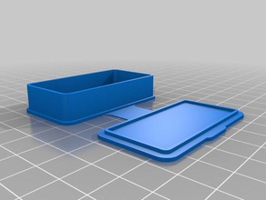 personalizado caso retangular -50x25x10 recipientes 3d print model - Mito3D