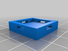 8 bit block art -1 inch squares 2d 8-bit blocks building pixel sprite sprites 3d print model - Mito3D
