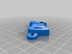 damy Anahtarlık özelleştirilmiş 3d print model - Mito3D