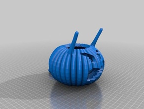 la zucca di halloween La stampa 3d 3d print model - Mito3D