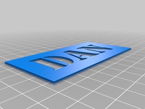 perigo 01 ferramentas de arte personalizado 3d print model - Mito3D