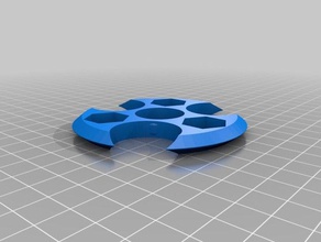 il mio personalizzato tri-rasoio pick-a-peso fidget spinner giochi e giocattoli su misura 3d print model - Mito3D