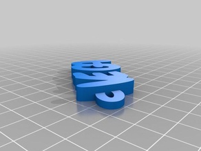 vega Anahtarlık özelleştirilmiş 3d print model - Mito3D