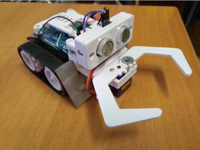 zumo garra brinquedos & games arduino bluetooth suporte hc-06 3d print model - Mito3D