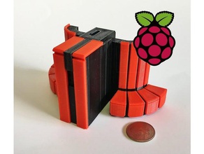 mini cray y-mp raspberry pi cero caso juegos y juguetes equipo lindo geek historia en miniatura de la vivienda supercomputadora 3d print model - Mito3D