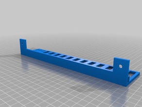 il mio personalizzato regolabile per montaggio a parete portautensili pinze pinzette frese etc fai da te su misura 3d print model - Mito3D