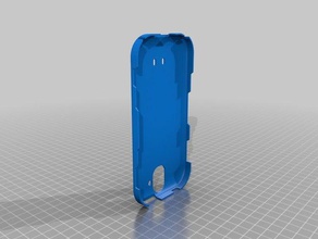 kycera dura force pro, telefono di nuovo parti ricambio attivo caso indietro samsung 3d print model - Mito3D