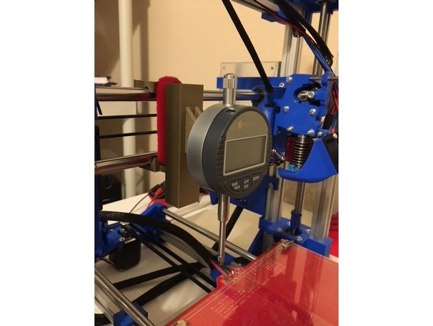 un indicador de línea montaje la mayoría Impresora 3d accesorios ajustable marcado el dial titular micrómetro monte 3D print model - Mito3D