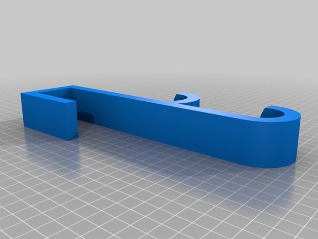 la mia porta personalizzata gancio appendiabiti organizzazione su misura 3D print model - Mito3D