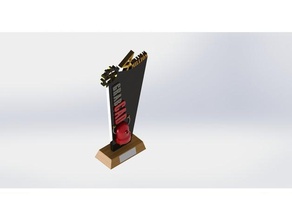 4million member challenge trophy 3d printing contest cup grabcad stratasys trophies 3d print model - Mito3D