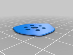 ultra grip pick music 3d print model - Mito3D