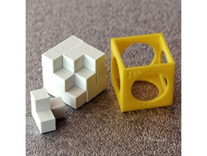bo te rangement versare puzzle soma - scatola di immagazzinaggio i box couvercle gioco cubo stoccaggio 3d print model - Mito3D